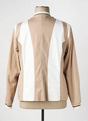 Veste casual col rond beige JUMFIL femme