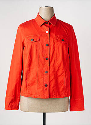 Veste casual col chemisier rouge MERI & ESCA femme