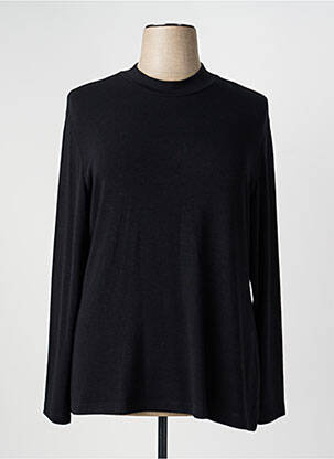 Pull coupe cintrée manches longues noir JUMFIL femme