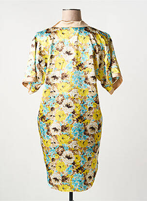 Chemise de nuit imprimé fantaisie jaune REGLISSE femme