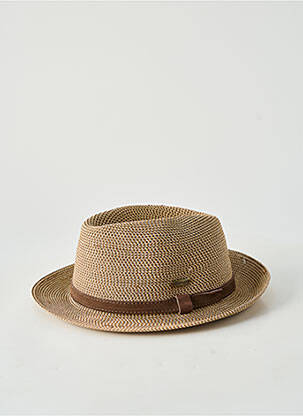 Chapeau bande anti-transpiration marron AUREGA homme