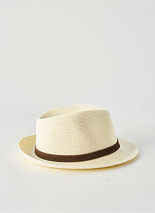 Chapeau bande anti-transpiration beige AUREGA homme