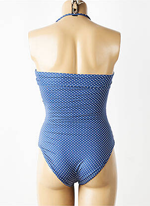 Maillot de bain 1 pièce stretch bleu REGLISSE femme