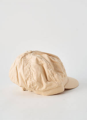 Casquette visière souple beige MTM femme