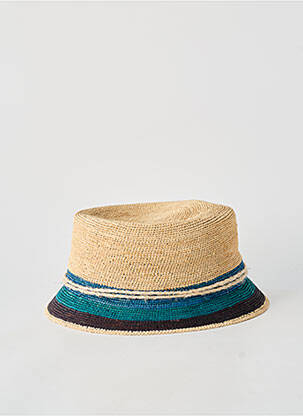 Chapeau forme chapeau paille bleu M BY FLECHET femme