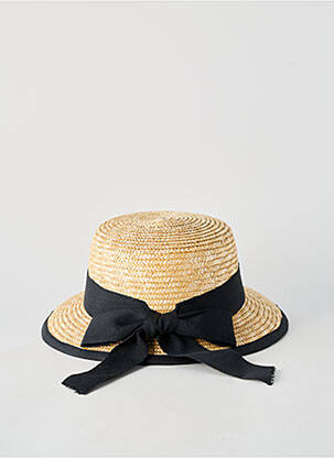 Chapeau forme chapeau paille noir M BY FLECHET femme