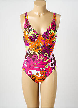 Maillot de bain 1 pièce haut soutien-gorge emboitant haut soutien-gorge emboitant rose REGLISSE femme
