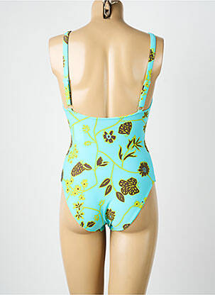Maillot de bain 1 pièce haut soutien-gorge emboitant haut soutien-gorge emboitant bleu REGLISSE femme