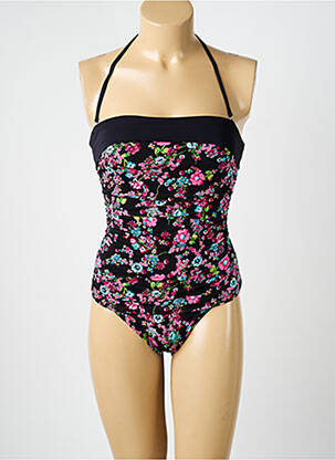 Maillot de bain 1 pièce haut bandeau haut bandeau noir REGLISSE femme
