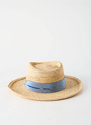 Chapeau forme chapeau paille bleu M BY FLECHET femme