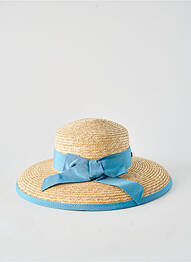 Chapeau forme chapeau paille bleu M BY FLECHET femme