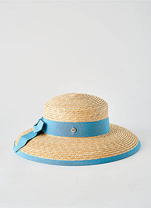 Chapeau forme chapeau paille bleu M BY FLECHET femme