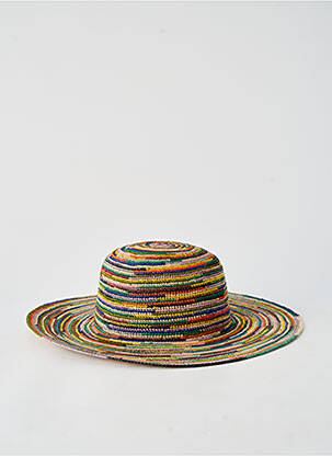 Chapeau forme chapeau paille rose M BY FLECHET femme