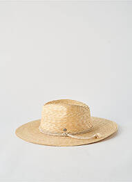 Chapeau forme chapeau paille beige M BY FLECHET femme