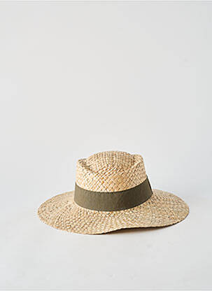 Chapeau broderie ruban vert M BY FLECHET femme