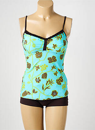 Tankini shorty bleu REGLISSE femme