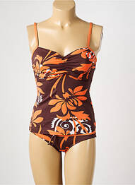 Tankini haut soutien-gorge balconnet orange REGLISSE femme