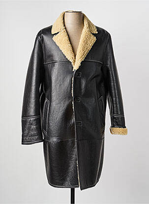 Manteau long fermeture boutonnée sur le devant sans capuche noir PAUL SMITH homme