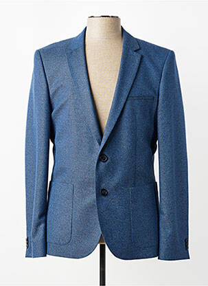 Blazer coupe cintrée bleu HUGO BOSS homme
