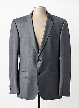 Blazer finition intérieure doublée gris HUGO BOSS homme