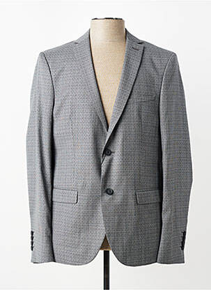 Blazer finition intérieure doublée gris OLIVIER STRELLI homme