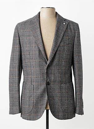 Blazer coupe cintrée gris L.B.M.1911 homme