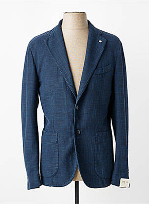 Blazer coupe cintrée bleu L.B.M.1911 homme