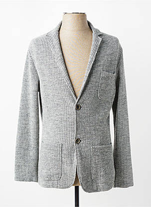 Blazer coupe cintrée gris PHIL PETTER homme
