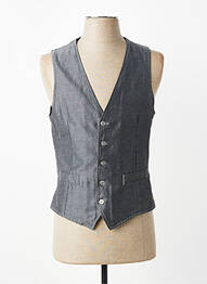 Gilet sans manche coupe cintrée gris L.B.M.1911 homme