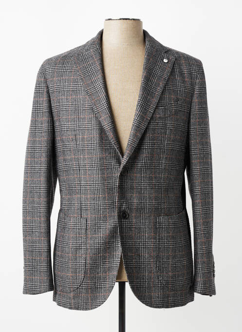 Blazer coupe cintrée gris L.B.M.1911 homme