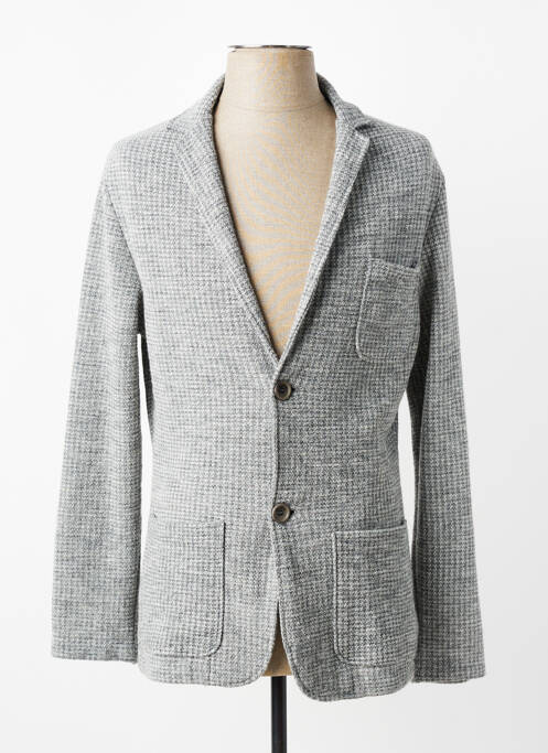 Blazer coupe cintrée gris PHIL PETTER homme