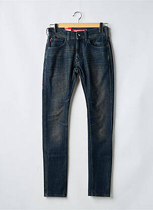 Jeans coupe slim stretch taille normale bleu SAINT WORKS homme