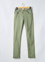 Jeans coupe slim poches taille normale vert TRAMAROSSA homme