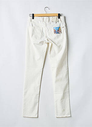 Jeans coupe slim fermeture boutonnée sur le devant taille normale beige TRAMAROSSA homme