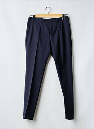 Pantalon slim taille à pinces taille normale bleu HUGO BOSS homme