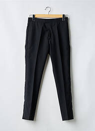 Pantalon slim taille à pinces taille haute noir PAUL SMITH homme