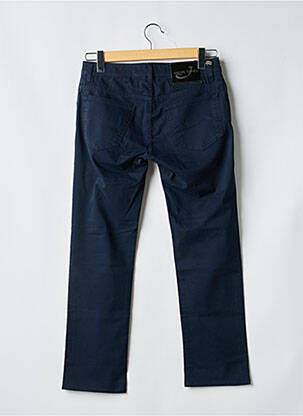 Pantalon slim tissage popeline taille normale bleu JACOB COHEN homme