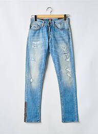 Jeans coupe slim fermeture boutonnée sur le devant taille normale bleu TRAMAROSSA homme