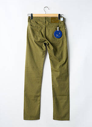 Jeans coupe slim fermeture boutonnée sur le devant taille normale vert JACOB COHEN homme