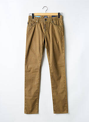 Pantalon slim tissage popeline taille normale marron TRAMAROSSA homme