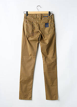 Pantalon slim tissage popeline taille normale marron TRAMAROSSA homme