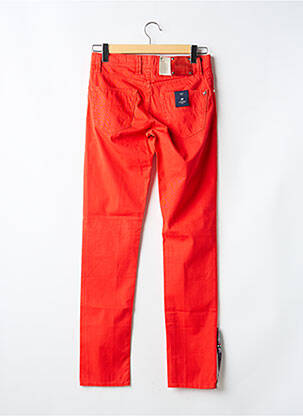 Jeans coupe slim fermeture boutonnée sur le devant taille normale orange TRAMAROSSA homme