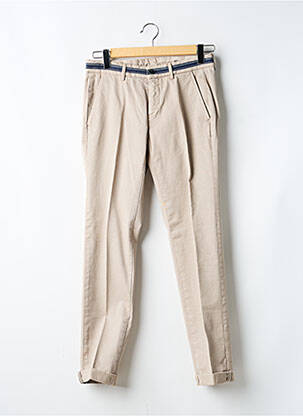 Pantalon chino tissage popeline taille normale beige MASON'S homme