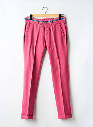 Pantalon chino stretch taille normale rose MASON'S homme