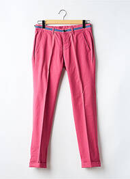 Pantalon chino stretch taille normale rose MASON'S homme