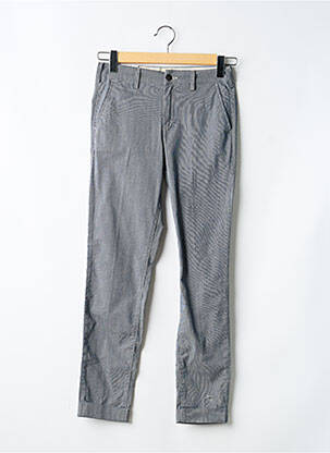 Pantalon chino tissage popeline taille normale bleu LEE femme