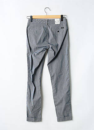 Pantalon chino tissage popeline taille normale bleu LEE femme