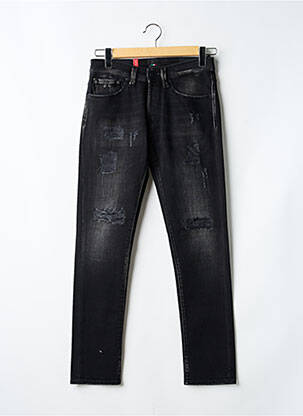 Jeans coupe slim fermeture boutonnée sur le devant taille normale noir TRAMAROSSA homme