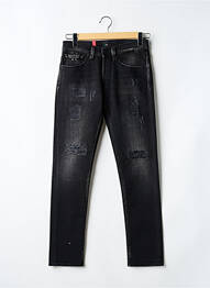 Jeans coupe slim fermeture boutonnée sur le devant taille normale noir TRAMAROSSA homme