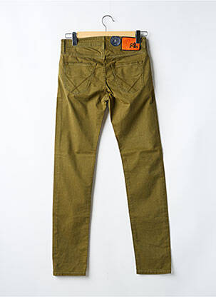 Jeans coupe slim fermeture boutonnée sur le devant taille normale vert ROY ROGERS homme